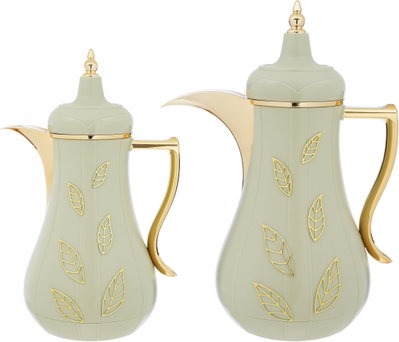 طقم ترامس السيف غاليري، قطعتين، 1 /1 لتر، حافظة داخلية زجاج - اخضر فاتح product image 2
