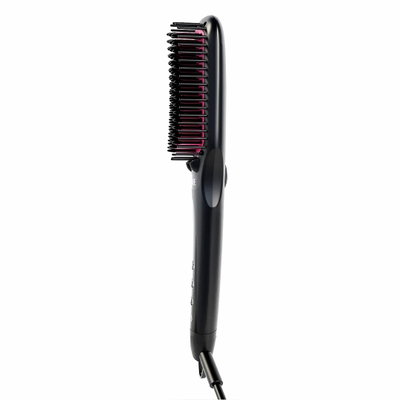 Cherry & Berry Hair Straightening Brush, up to 232°C, automatic shut-off after 60 minutes, CB-H09-BLK - Black product image 3
