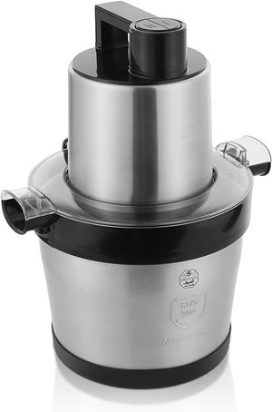 مفرمة لحم كهربائية السيف، 1000 واط، 6 لتر، سرعتين، وعاء ستانلس ستيل، E02503 - فضي اسود product image 2