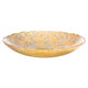 Al Saif Gallery Glass Serving Plate, 40 cm, Round - Gold product image 1