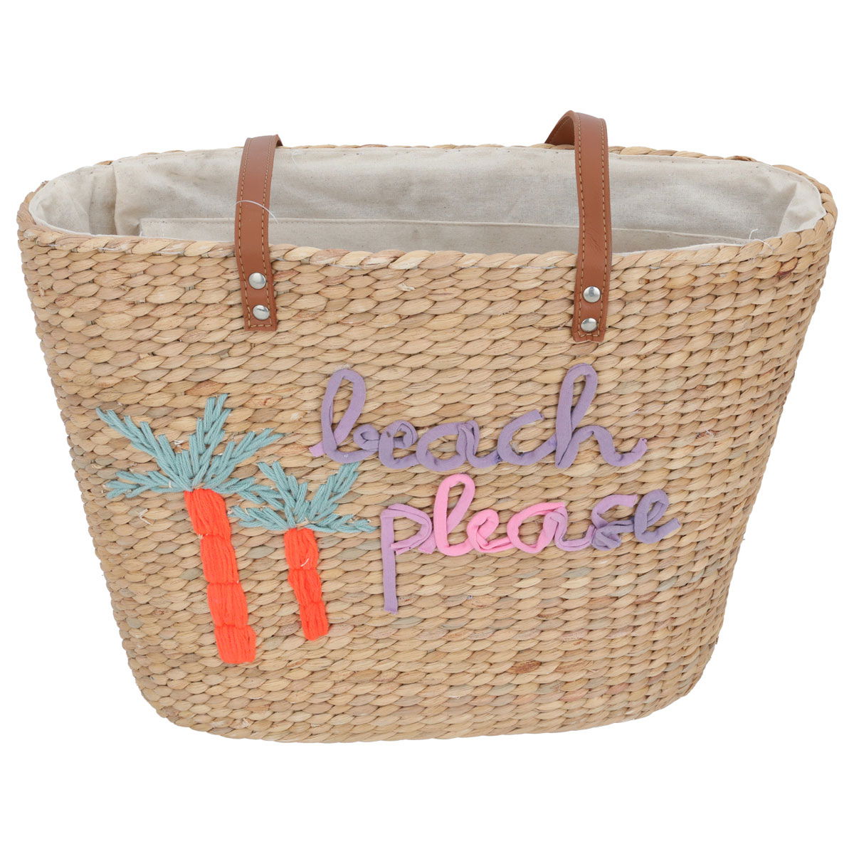 شنطة ترامس خوص السيف غاليري، 40×30 سم - بني فاتح product image