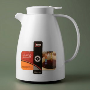 ترمس ليما، 1 لتر، حافظة داخلية زجاج، ضغاط - لؤلؤي product image