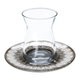 Al Saif Gallery Set of tea bales and coffee cups, Arabic Crystal, 18 pieces - silver product image 1