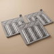طقم حامل وعاء فايبر السيف غاليري، 3 قطع - أبيض مع رمادي product image 1
