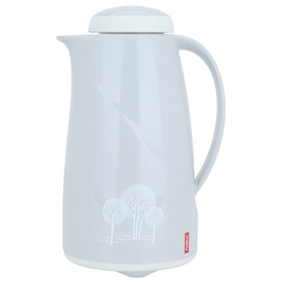 ترمس هيليوز، 1 لتر، حافظة داخلية زجاج - رمادي فاتح product image 1