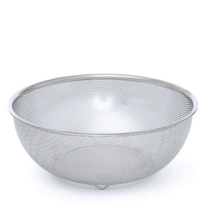 Al Saif Gallery steel strainer, 28.5 cm, deep round - silver product image 1