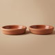 طقم صينية فخار السيف غاليري، قطعتين - بني product image 1