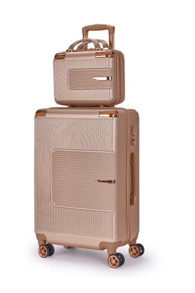 Limra ABS Luggage Set, 4 Sizes, 4 Wheels, 360 Degree Rotating, OT-7011 - Gold product image 2