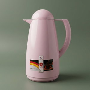 Alrhine Marcotec Thermos, 1 liter, glass inner container, plastic outer shell - pink product image