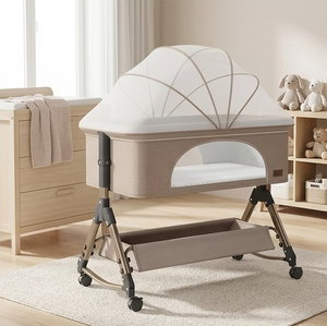 سرير اطفال حديد، 80×50 سم - بني product image 2