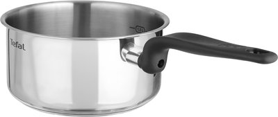 كسرولا برايماري ستانلس ستيل تيفال، 1 لتر، يد اسود، مصفي - فضي product image 2