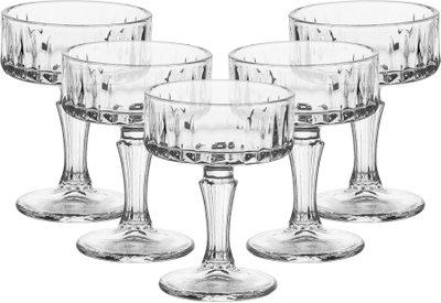 Glass yogurt and dessert cup set, 51 ml, 5 pieces - Clear product image 2