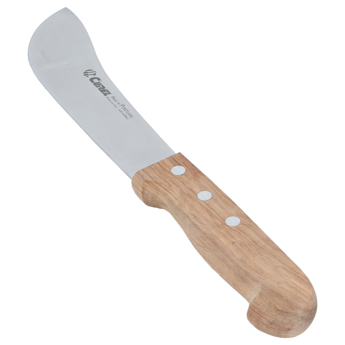 Al Saif Gallery steel skinning knife, size 16 cm, wooden handle - brown product image