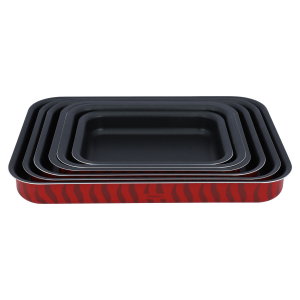 طقم صواني تيفلون تيفال، 6 قطع - احمر product image 2