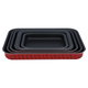 طقم صواني تيفلون تيفال، 6 قطع - احمر product image 2
