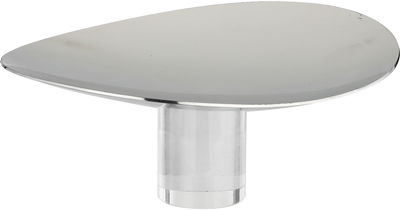 Al Saif Gallery Stainless Steel Serving Stand, 22x18x9 cm, Acrylic Base - Silver product image 3