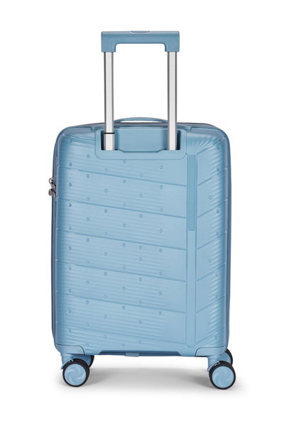 طقم شنط سفر بولي بروبيلين ليمرا، 3 مقاسات، 4 عجلات، بزاوية 360 درجة، LMA-PP507-3PCS - ازرق product image 4