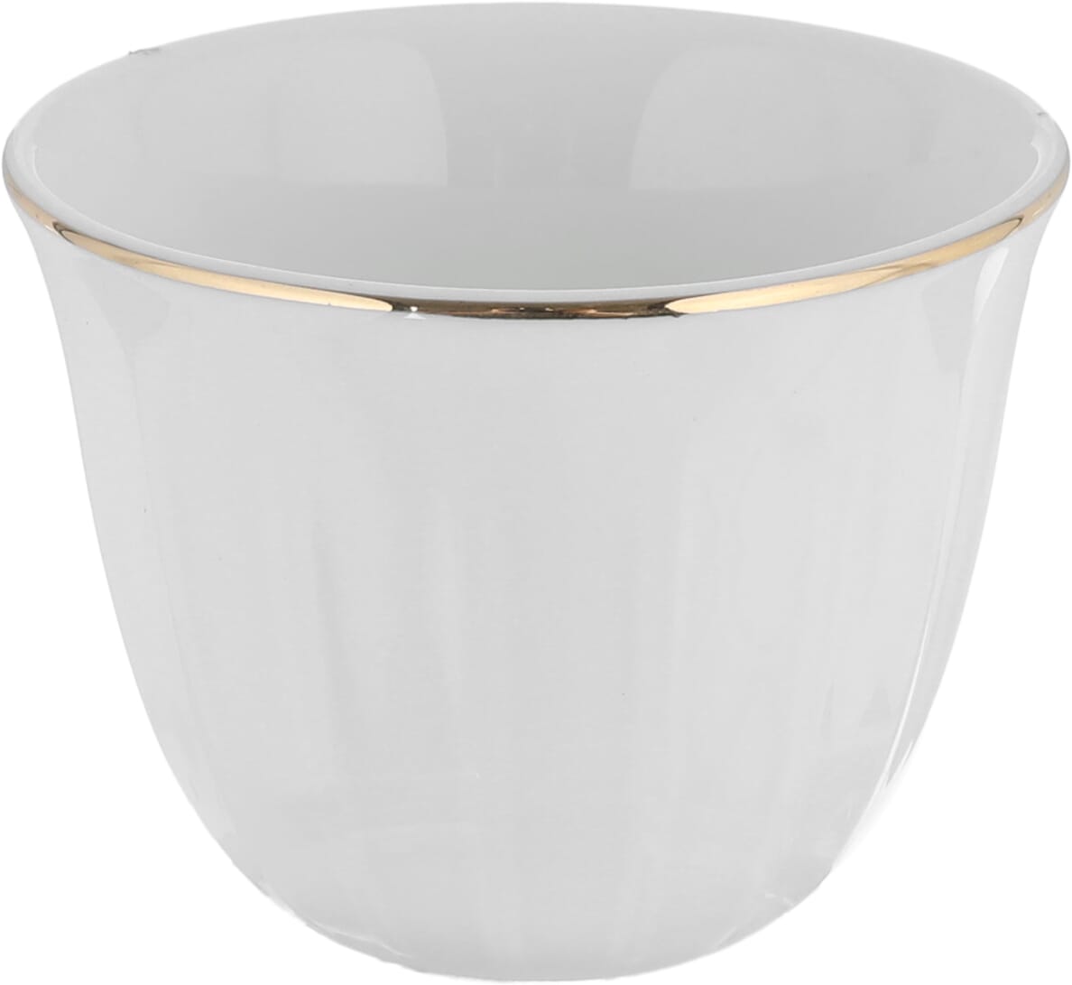 Al Saif Gallery Porcelain Arabic Coffee Cup Set, 12 Pieces، 80 ml - White product image 2