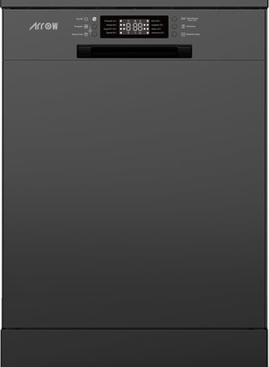 غسالة اطباق ارو، 14 مكان، 8 برامج، شاشة LED، RO-14DWSB - رمادي غامق product image 2
