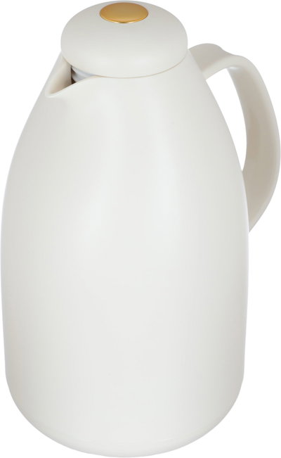 Al Saif Gallery thermos, 2 liters, thermal glass inner container, plastic outer shell - white product image 3