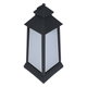 Metal outdoor lighting lantern, 27x13.5 cm - black product image 1