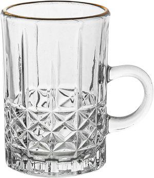 طقم بيالات شاي بيد زجاج ماكس جلاس، 6 قطع - شفاف product image 2