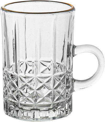 طقم بيالات شاي بيد زجاج ماكس جلاس، 6 قطع - شفاف product image 2