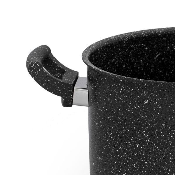Al Saif Gallery Granite Pot (Haskover), Double, 22 cm - Black product image 4