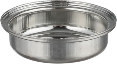 حامل فحم مبخرة استانلس استيل، 4.5 سم، دائري - فضي product image 1