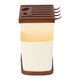 صندوق تخزين بلاستيك السيف غاليري، مستطيل - بيج product image 3