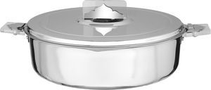 Al Saif Gallery Indian food container, stainless steel,Al Saif Gallery, 35 cm, transparent handle - silver product image