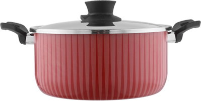 طقم قدور المنيوم تيفال نيوفلون، 4 قدور، 3 ملاعق - أحمر  product image 4