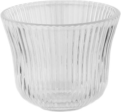 طقم فناجين قهوة زجاج البيت الذهبي، 6 قطع - شفاف product image 2