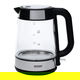 غلاية كهربائية استيل إديسون، 2200 واط، 1.7 لتر، F-625 - اسود شفاف product image 2