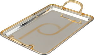 طقم طوفريات استيل السيف غاليري، 3 قطع، يد ذهبي - فضي ذهبي product image 2