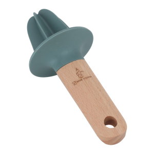 Al Saif Gallery Silicone Lemon Juicer, with Wooden Handle - Green product image 2