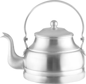 ابريق ابو تاج لشبونة المونيوم السيف بلص، 3.75 لتر - فضي product image 1