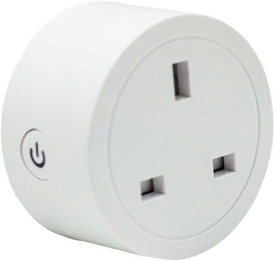 Hume Smart Socket, Wi-Fi Supported, IP20 Protection Rating - White product image 2