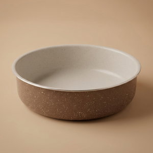 صينية فرن جرانيت روكي، 24 سم، دائري - بني product image
