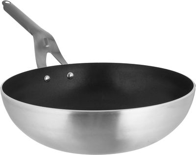 مقلاة ووك استيل هاشيفر، يد استيل، 30 سم - فضي product image 2