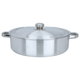 صينية فرن ألمنيوم روبوست، 32 سم، دائري، بغطاء، بيدين - فضي product image 2