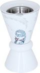 Al Saif Gallery porcelain incense burner, 11 x 11 x 18 cm - white product image 2