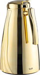 Al Saif Gallery Karma thermos set, 1 liter, 2 pieces, thermal glass inner shell, plastic outer shell - gold product image 6