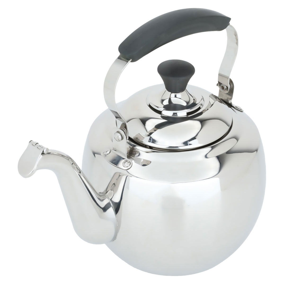 Al Saif Gallery steel kettle, 2 liters, Indonesian, with black-silver handle product image 2