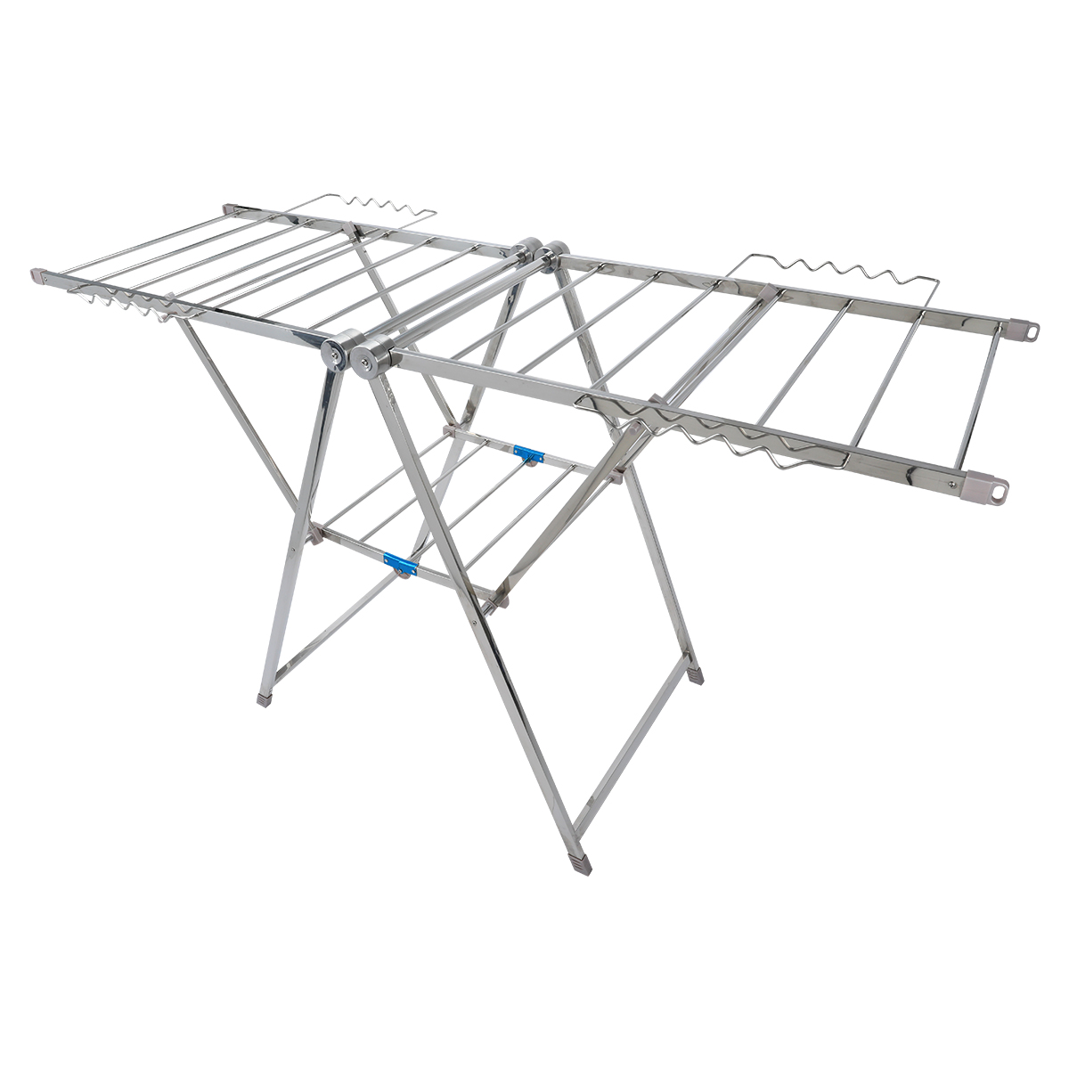 Alsaif Gallery steel clothes rack with clip - silver product image 2