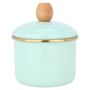 علبة صغيرة استيل السيف غاليري، بذهبي بغطاء - أخضر فاتح product image 2