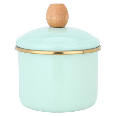 علبة صغيرة استيل السيف غاليري، بذهبي بغطاء - أخضر فاتح product image 2