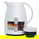 Al-Rhine thermos, 1 liter, thermal glass inner container, plastic outer shell - white product image 2