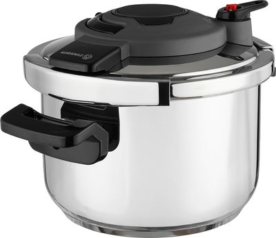 قدر ضغط ستانلس ستيل كوركماز، 5 لتر- فضي اسود product image 3