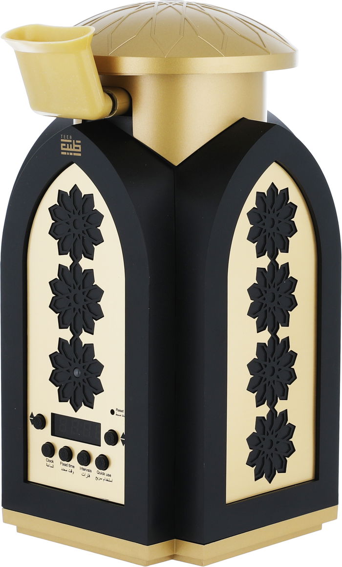 مبخرة ذكية كهربائية طيب، 36 واط، مزودة بفلاتر - ذهبي اسود product image 4